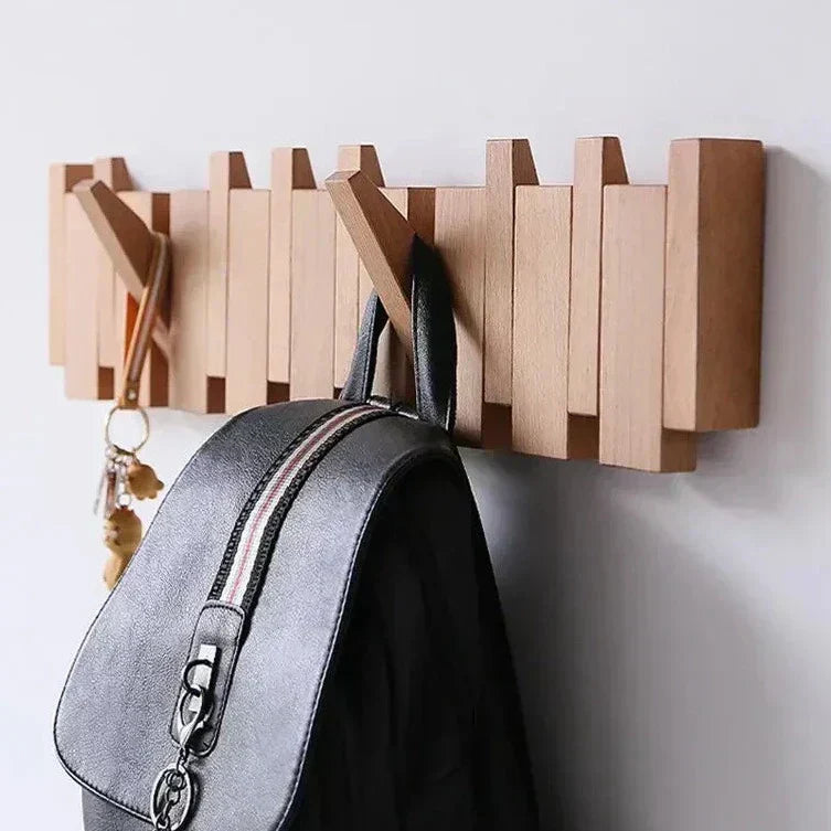 HarmonyHook - Stilvolles verstellbares Holz-Wandregal