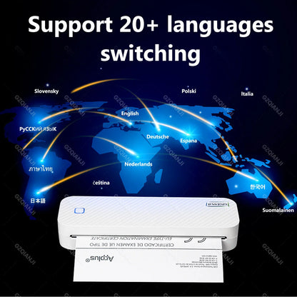 Sandsberg | Tragbarer tintenloser Bluetooth A4 Thermodrucker