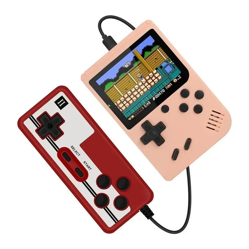 Mini Retro Handheld-Videospielkonsole - 3,0-Zoll-LCD, 500 integrierte 8-Bit-Spiele, perfektes Weihnachtsgeschenk für Kinder