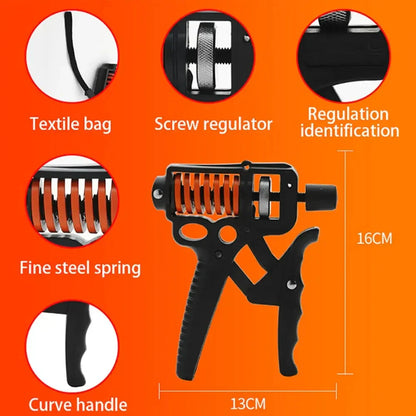Verstellbarer 5-165kg Schwerer Handgriff-Stärker - Fingerexpander für Arm-, Handgelenk- und Unterarmtraining