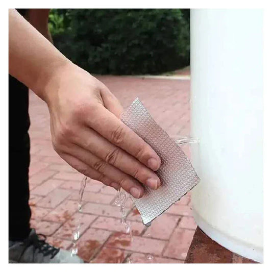 Sandsberg | Hitzebeständiges wasserdichtes Klebeband - Dickere Butylfolie mit Aluminiumfolie für Wand-, Pool-, Dachfüllreparatur - selbstklebendes Bänder
