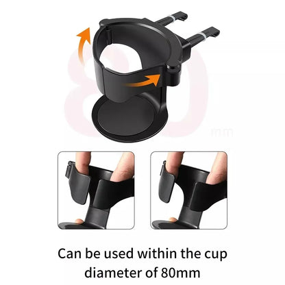 Sandsberg | Multifunktionaler Auto-Luftauslass-Becherhalter - 2 Stück