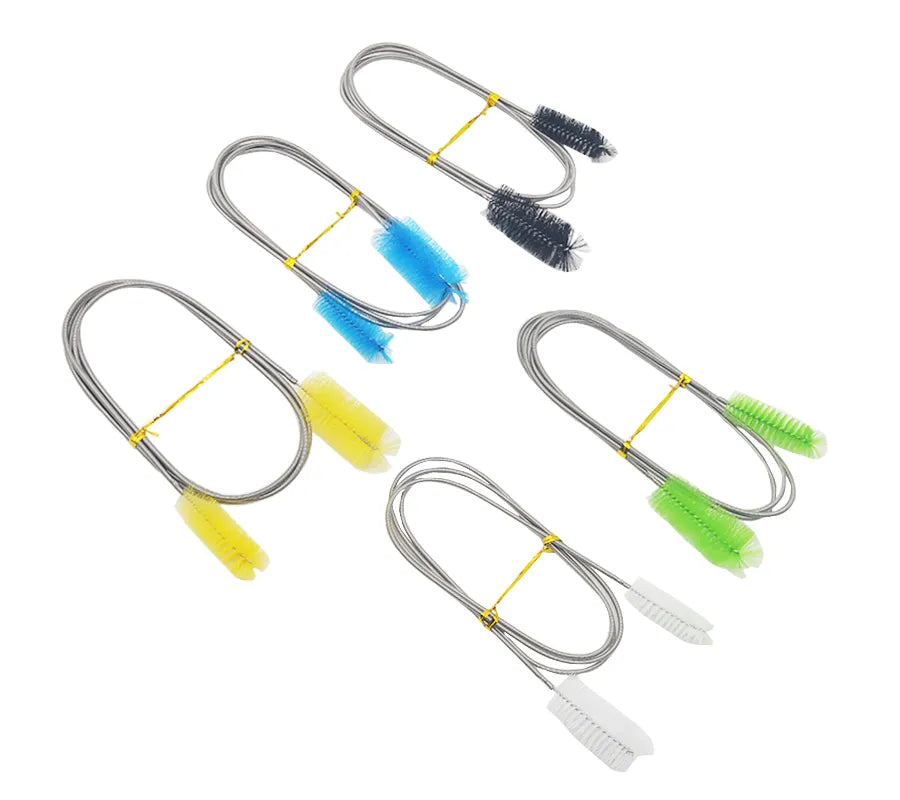 Edelstahl-Aquarium-Reinigungsbürste für Lilienrohr, Luftschlauch, Schlauch und Wasserpumpenzubehör