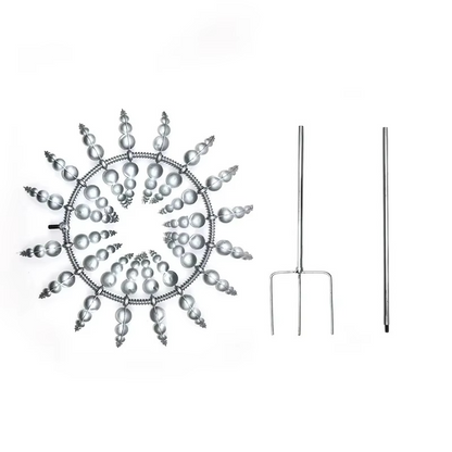 Sandsberg | Verzaubernde solarbetriebene 3D kinetische Windsäule für Gärten