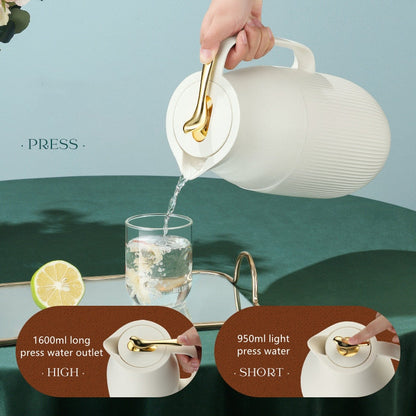 Sandsberg | ThermoMax | Große Minimalistische Isolierte Edelstahlflasche – Doppelwandige Thermoskanne