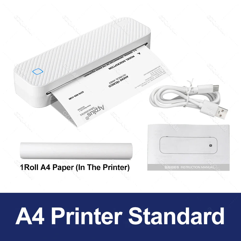 Sandsberg | Tragbarer tintenloser Bluetooth A4 Thermodrucker