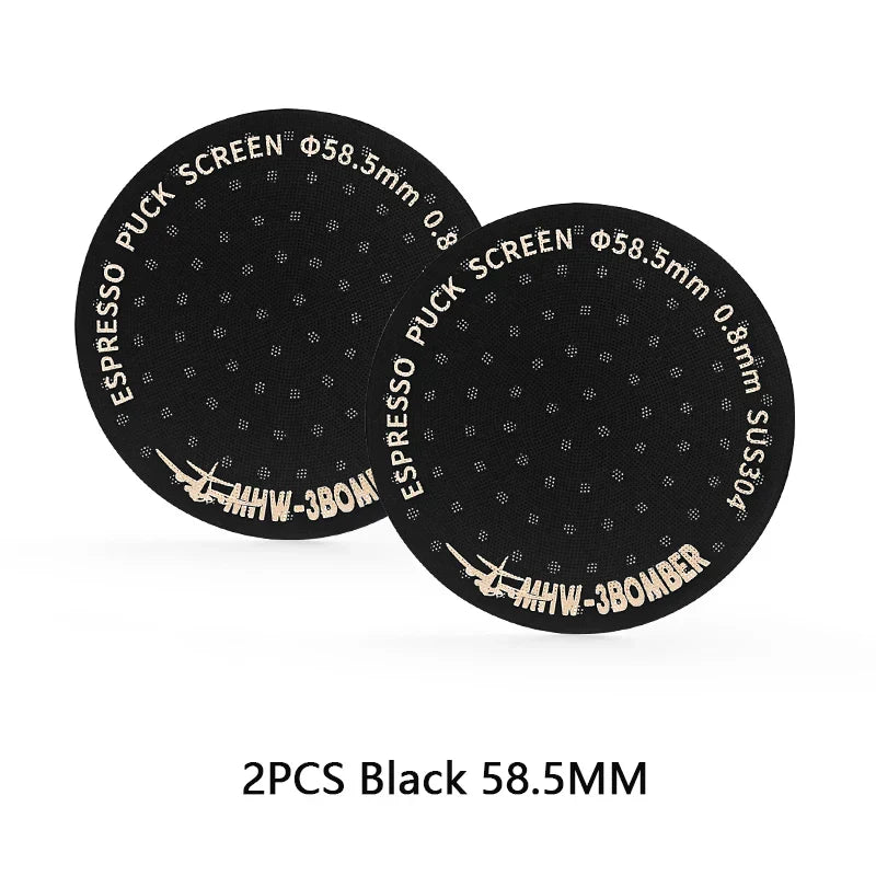 MHW-3BOMBER 51/53/58.5mm Espresso Puck Screen Doppel-Layer Metall Kaffee Wiederverwendbarer Filter