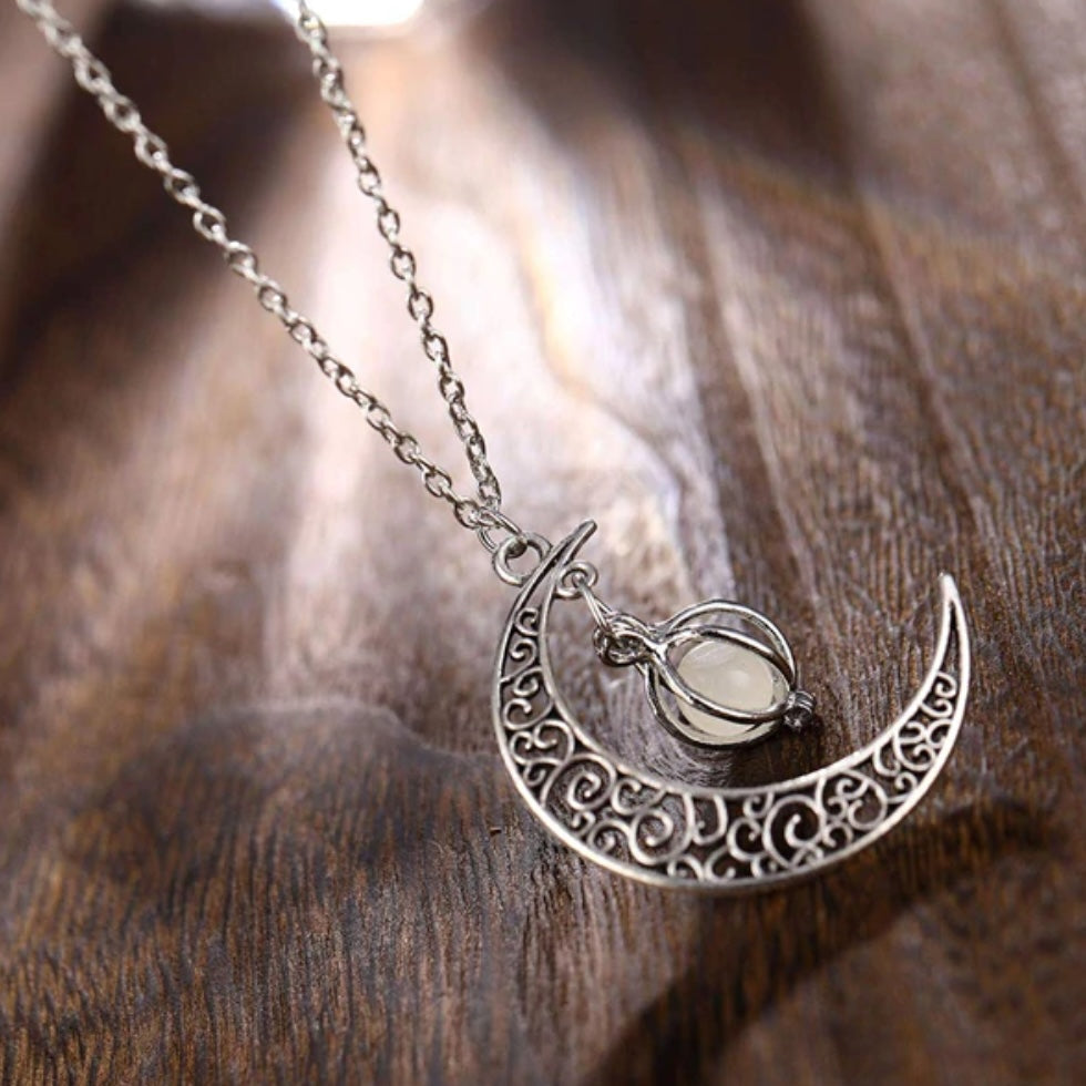 Glow Mondstein Kette️ | Schmuck