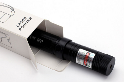 Sandsberg | Zelara-Power Laserpointer 303 - Wiederaufladbarer sichtbarer USB-Laserpointer mit hoher Leistung