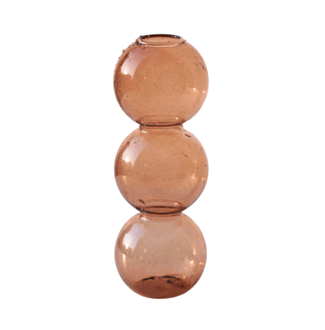 Sandsberg Glas-Bubble Vase | Zeitloses Design | Wohnaccessoire | Perfekt für Blumen oder Dekoration