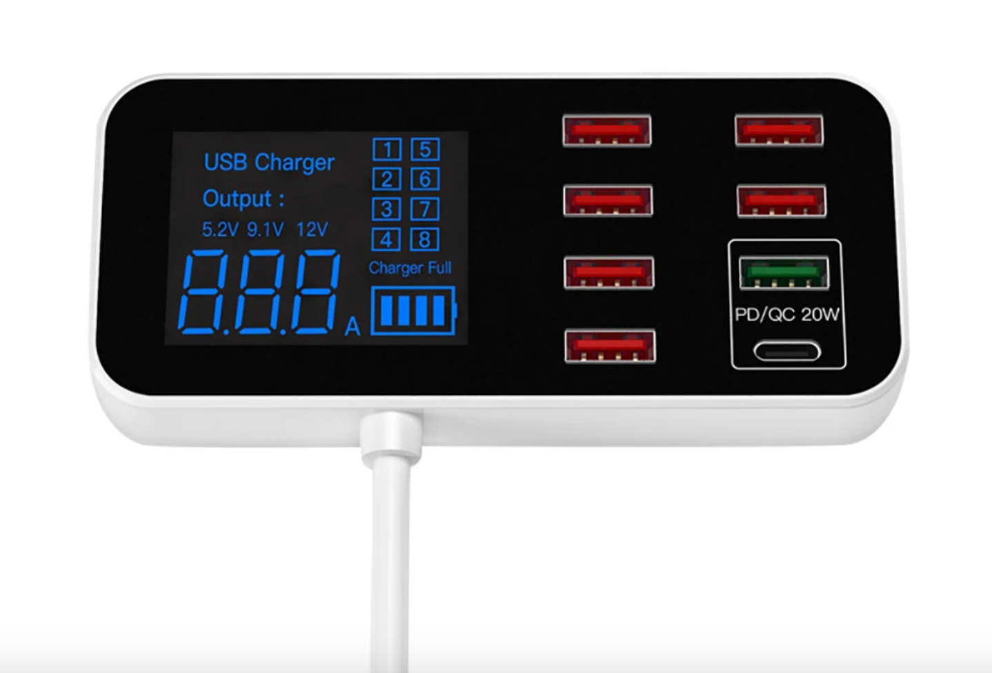 Sandsberg™ Multi-USB-Ladegerät | Schnellladegerät für Netzteil