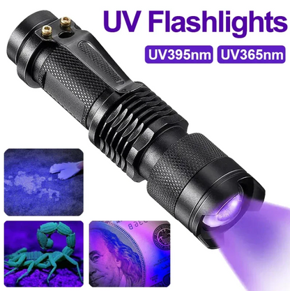 Sandsberg | UV-LED-Taschenlampe – Ultraviolette Leuchte zur Fleckenerkennung und Haustierurin-Detektion