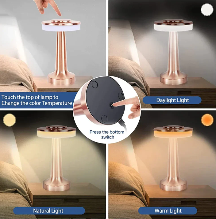 Sandsberg | Zeitlose Kabellose LED-Tischleuchte