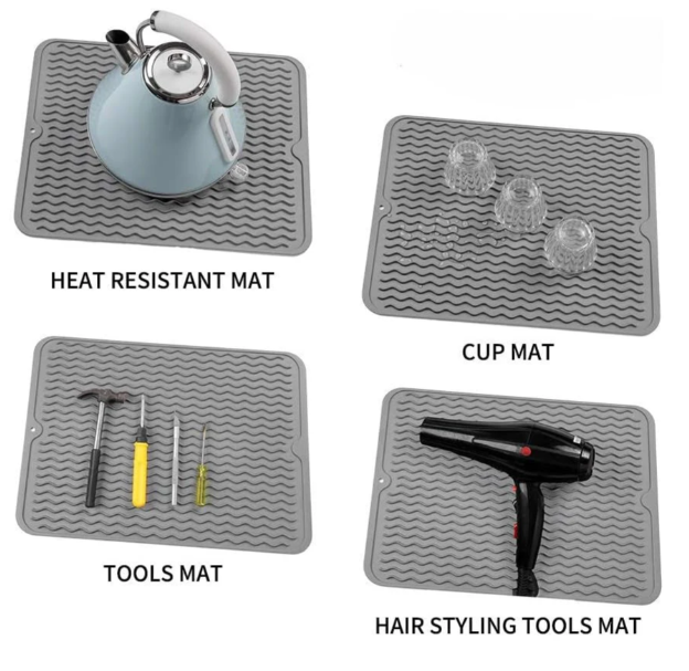 Sandsberg | Nachhaltige Silikon-Tropfmatte - Universell einsetzbar und hitzebeständig