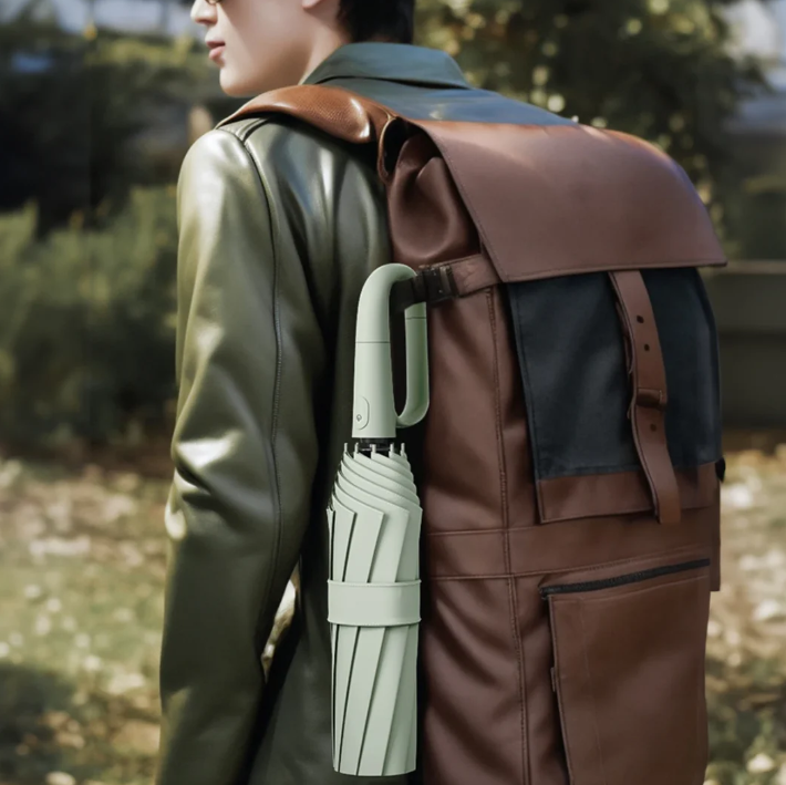 Sandsberg | Sturmsicherer Regenschirm mit reflektierender Kante