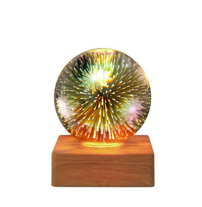 Sandsberg | 3D-Feuerwerk-Kristallkugel-Lampe