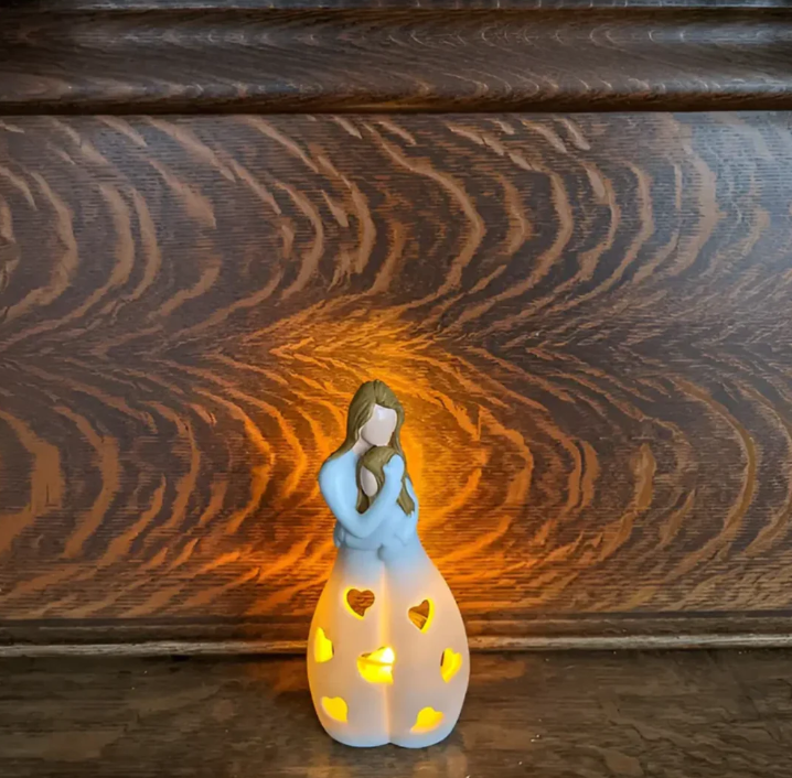 Sandsberg | Symbolischer Mutter-und-Kind-Kerzenständer