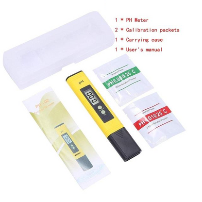 Digitaler LCD-pH-Meter Genauigkeit 0,01 Aquarien Pool pH-Tester für Wasser Wein Urin Autokalibrierung