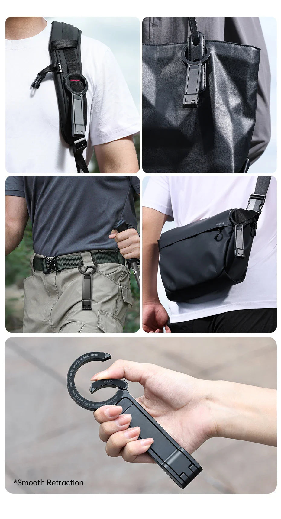 Sandsberg | Doppelseitiger magnetischer Stativ-Handyhalter