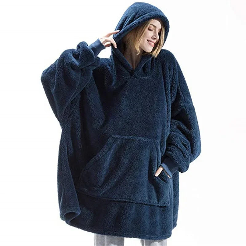 Sandsberg Fleece-Deckenpullover | Kuschelig & Bequem | Perfekt für Zuhause & Unterwegs | In vielen Farben erhältlich