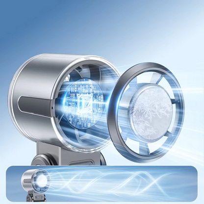 Sandsberg | Faltbarer Turbine Handheld Ventilator mit integriertem Kühlpack