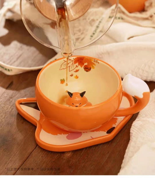 Herbst Kitsune Becher