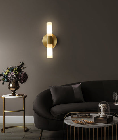 Sandsberg | EliteLume – Minimalistische Gold-Wandlampe mit energieeffizienter LED