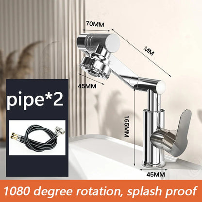 Sandsberg | Warm- und Kaltwasser-Badezimmerwaschtischarmatur