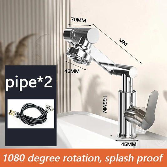 Sandsberg | Warm- und Kaltwasser-Badezimmerwaschtischarmatur