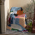 Bunte Gobelin-Mattendecke