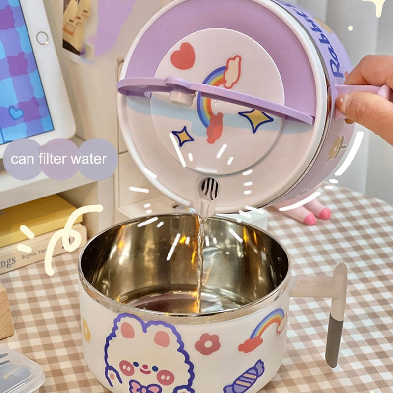 Bunny Ramen Schüssel mit Deckel