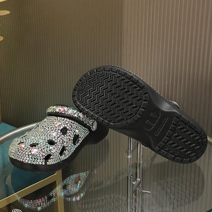 Sandsberg Kristall Sommer-Slipper für Damen