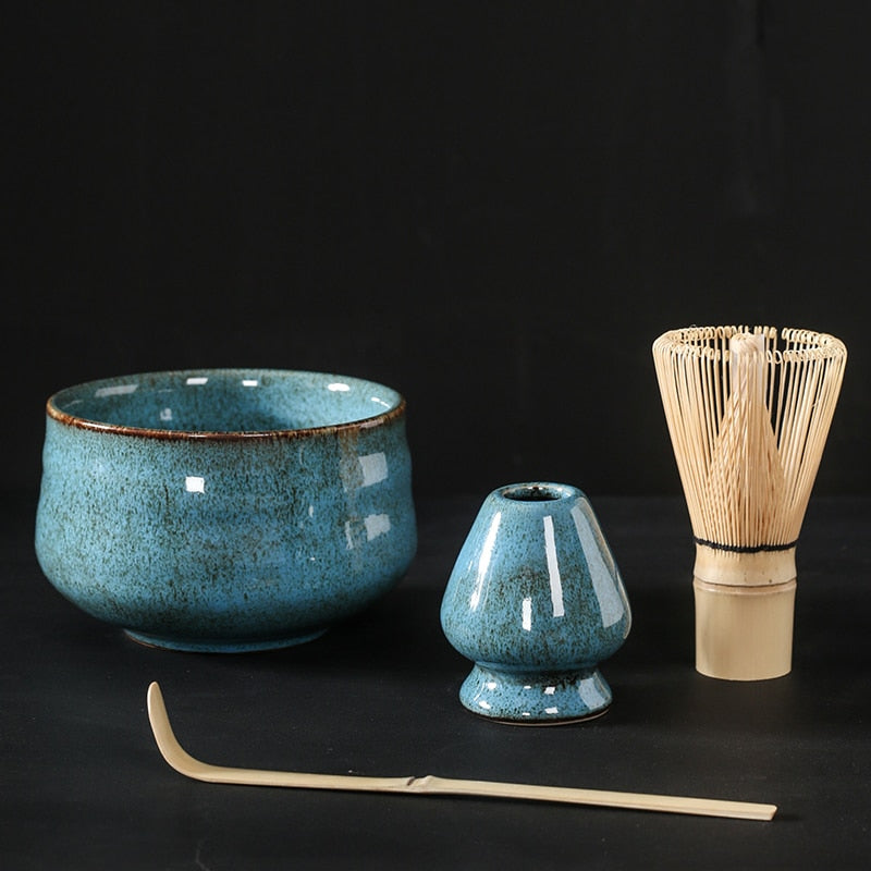 Japanischer Matcha, geeignet zum Bürsten einer Schüssel Tee, Schneebesen, Keramik-Ei-Schläger, Matcha für japanische Teezeremonie, Tee-Set manuell