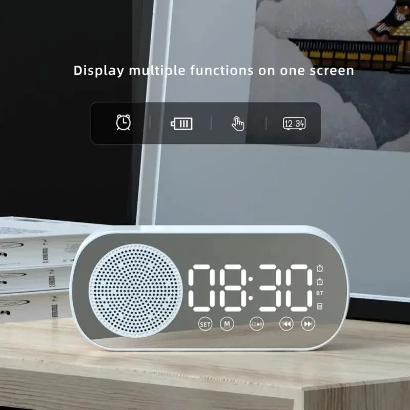 Sandsberg | Digitaler Wecker mit Bluetooth-Lautsprecher und FM-Radio
