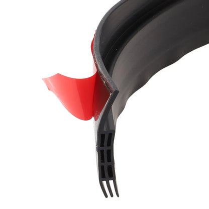Sandsberg | Flexible Gummitür Unterdichtung - 100 cm Windgeräuschreduzierer, staubdicht & schalldicht - Antikollisions-Türstopper