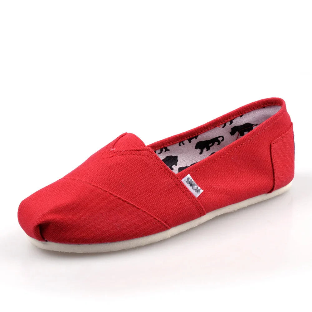 Männer und Frauen Einfarbige Schuhe Atmungsaktive Flache Canvas Flache Schuhe Einfarbig Weiche Leder Leinen Schuhe