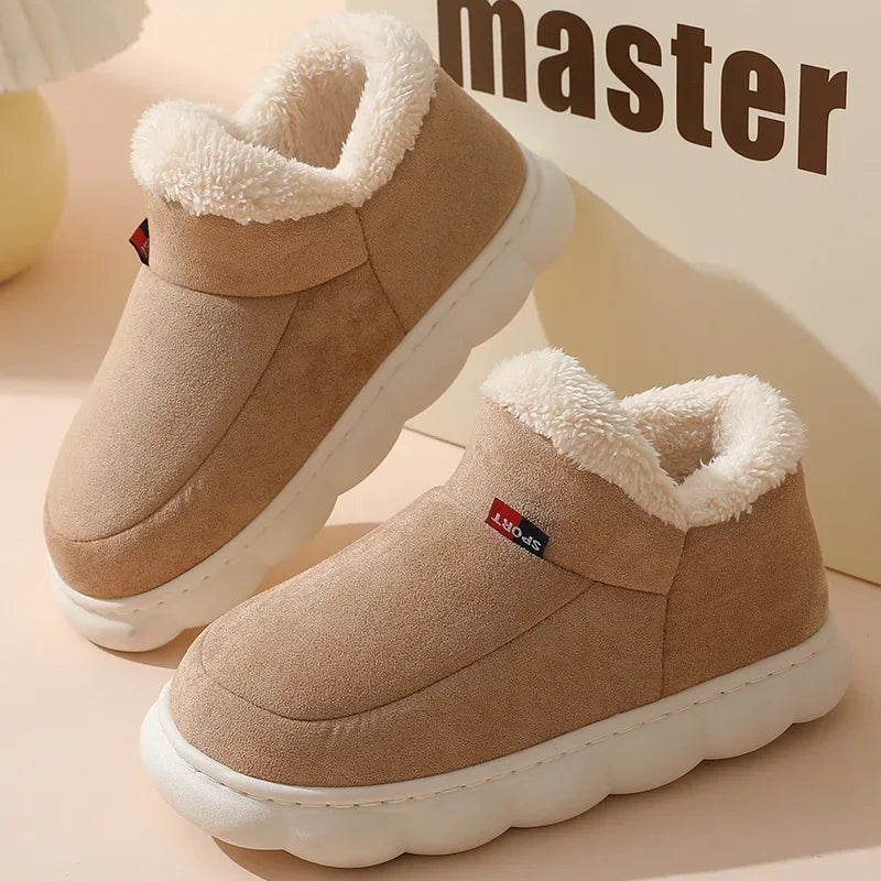 Winter Warme Dicke Pantoffeln | Komfortable Indoor Hausschuhe