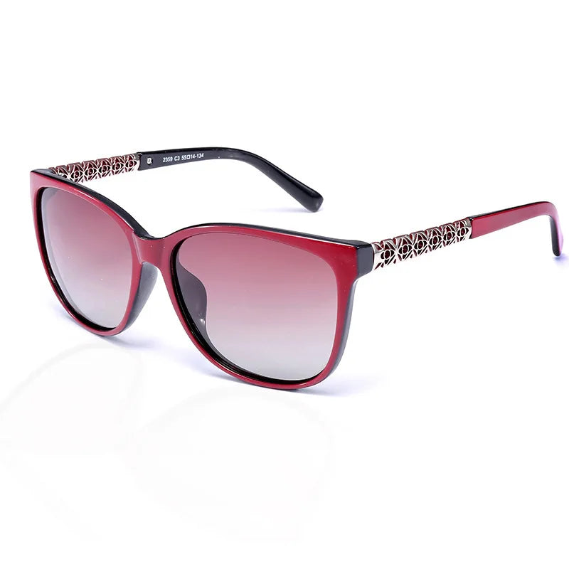 Sandsberg | TR Memory Frame Polarisierte Sonnenbrille für Frauen UV400 Schutz Einzigartig Gestaltet