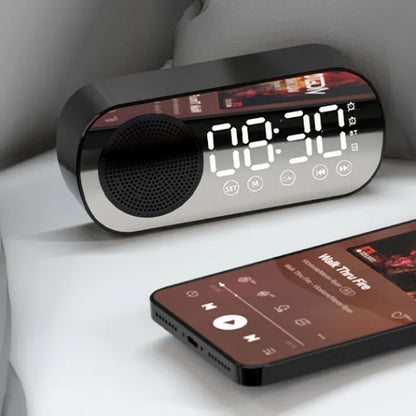 Sandsberg | Digitaler Wecker mit Bluetooth-Lautsprecher und FM-Radio