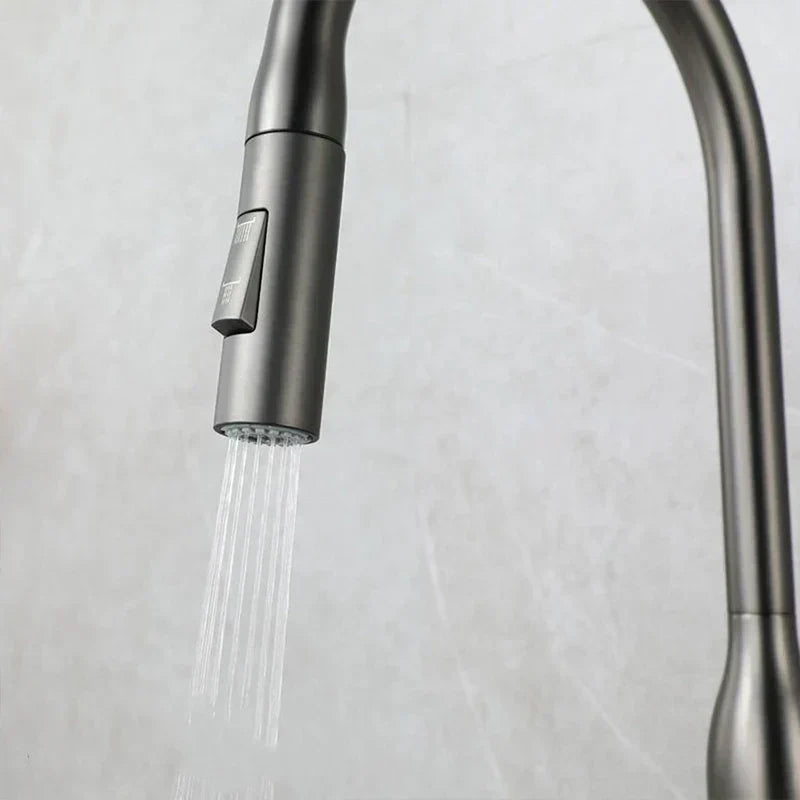 AquaStream Luxe – Verstellbarer Küchenhahn mit Handbrause