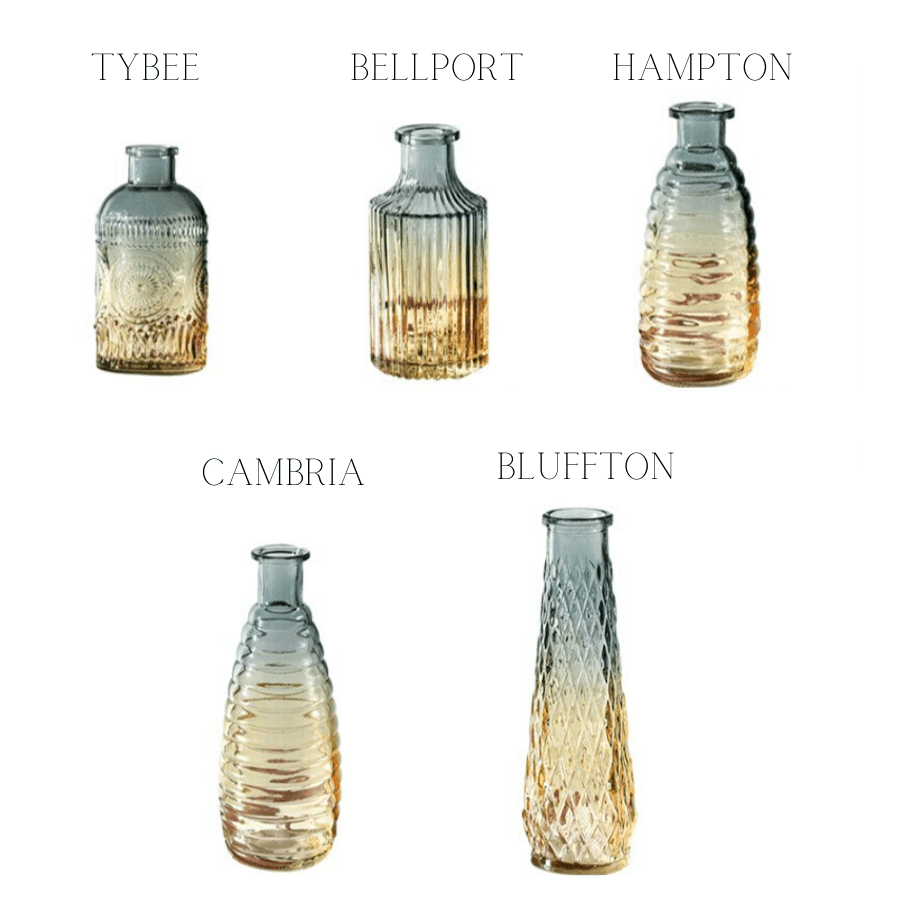 Sandsberg Gradient Glasflaschen-Vasen | Modernes Design | Stilvolle Wohnaccessoires