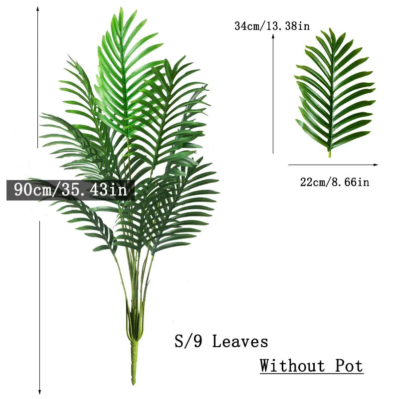 Luxuriant Palmetto: Lebensechte große Palme – Tropische Eleganz für die Dekoration von Haus und Garten