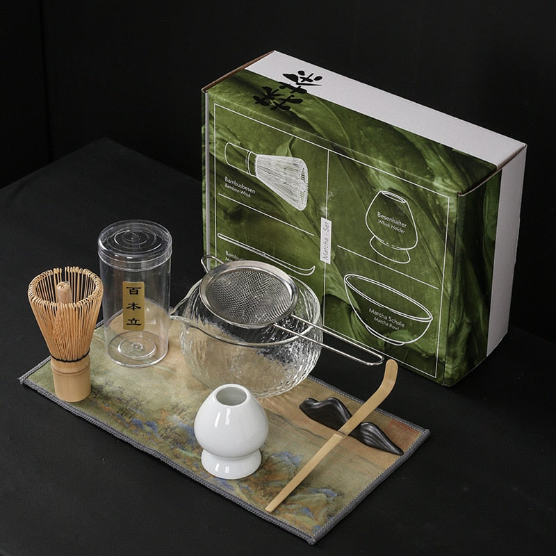 Japanischer Matcha, geeignet zum Bürsten einer Schüssel Tee, Schneebesen, Keramik-Ei-Schläger, Matcha für japanische Teezeremonie, Tee-Set manuell