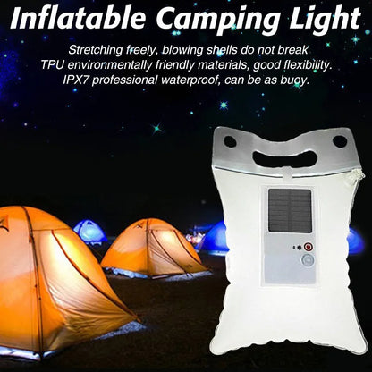 Sandsberg | Solarlampe in Transparenter Tasche – Energiesparende LED Lampe für Garten und Außenbereich