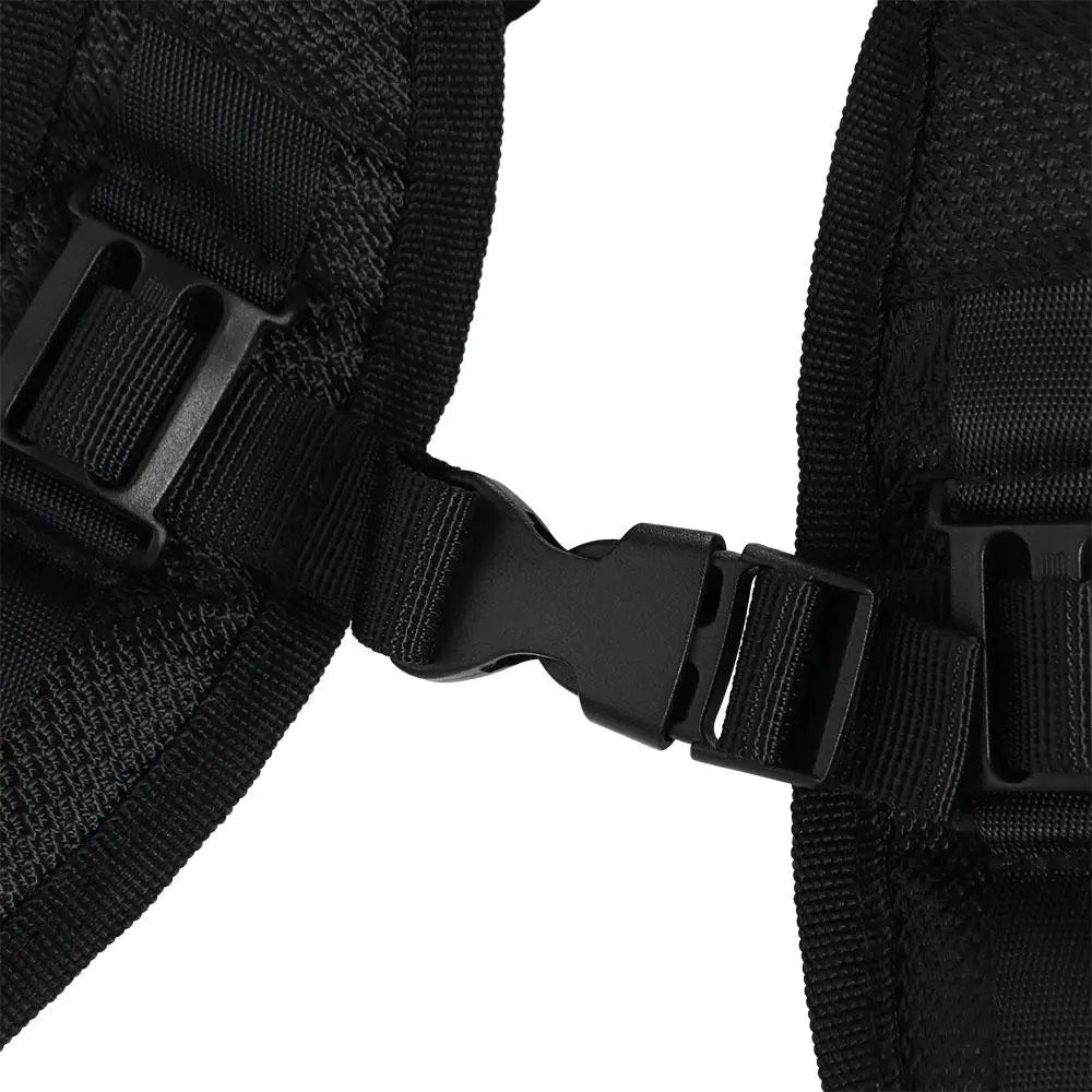 Schwarfer verstellbarer doppelte Kameragurt: DSLR-Gurt für 2 Kameras - Fotografisches Zubehör