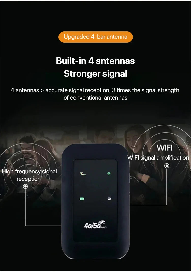 Sandsberg | Tragbarer kabelloser WiFi-Router
