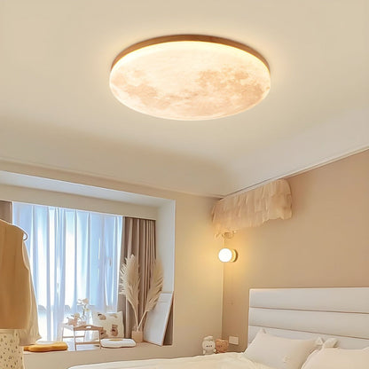 Sandsberg | Moderne von Mond inspirierte LED-Deckenleuchte – Sanfte Ambient-Deckenmontage