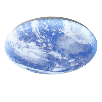 Sandsberg | Moderne von Mond inspirierte LED-Deckenleuchte – Sanfte Ambient-Deckenmontage