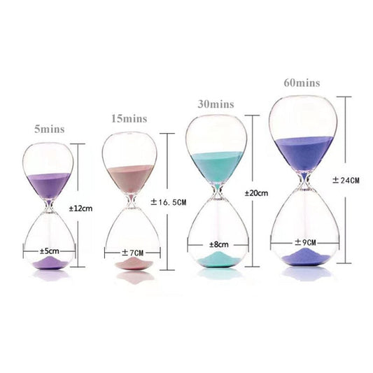 5/15/30/60 Minuten Neue Nordic Glas Tropfen Sanduhr Timer Kreative Haus Dekoration Handwerk Dekoration Valentinstag Geschenk