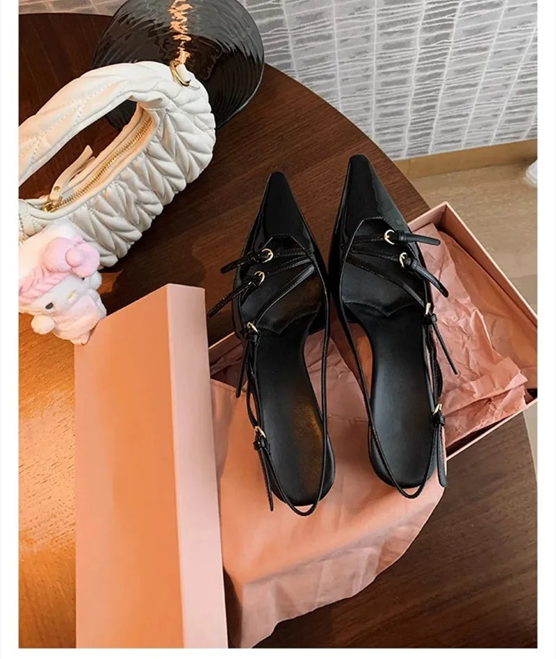 Patentleder Quadratzehen Damen Pumps 6cm hohe Absätze Elegante Frühling Sommer Büro Damen Schuhe